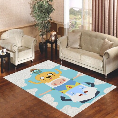 Adventure Time Art Totem Living room carpet rugs