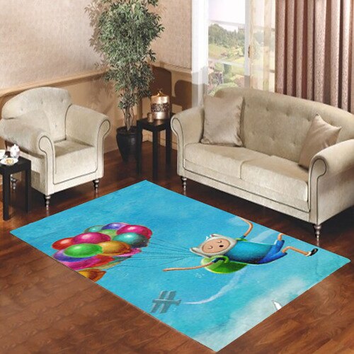 Adventure Time Ballon Living room carpet rugs