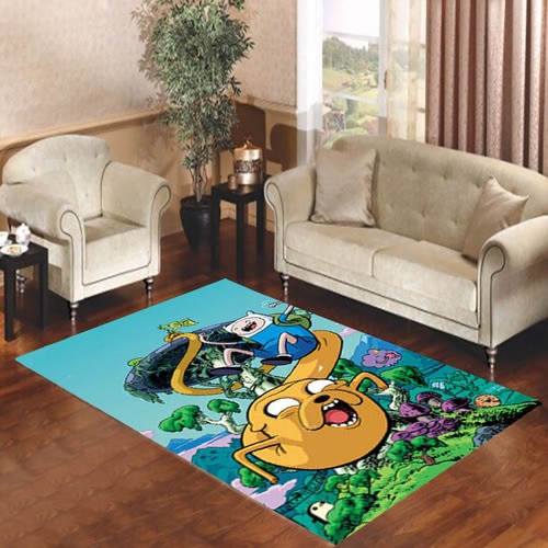 Adventure Time Wow 6 Living room carpet rugs