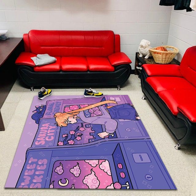 Aesthetics Sailor Moon Anime Kawaii Rug