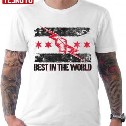 Aew Cm Punk Best In The World American Wrestler Logo Unisex T-shirt