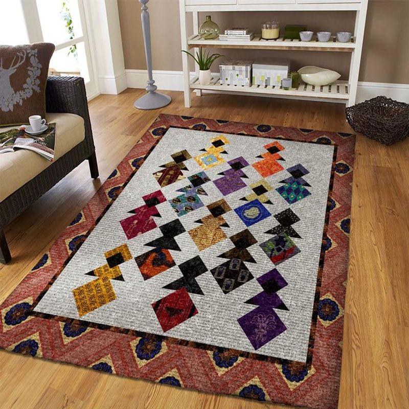 African Pattern Rectangle Limited Edition Rug Carpet