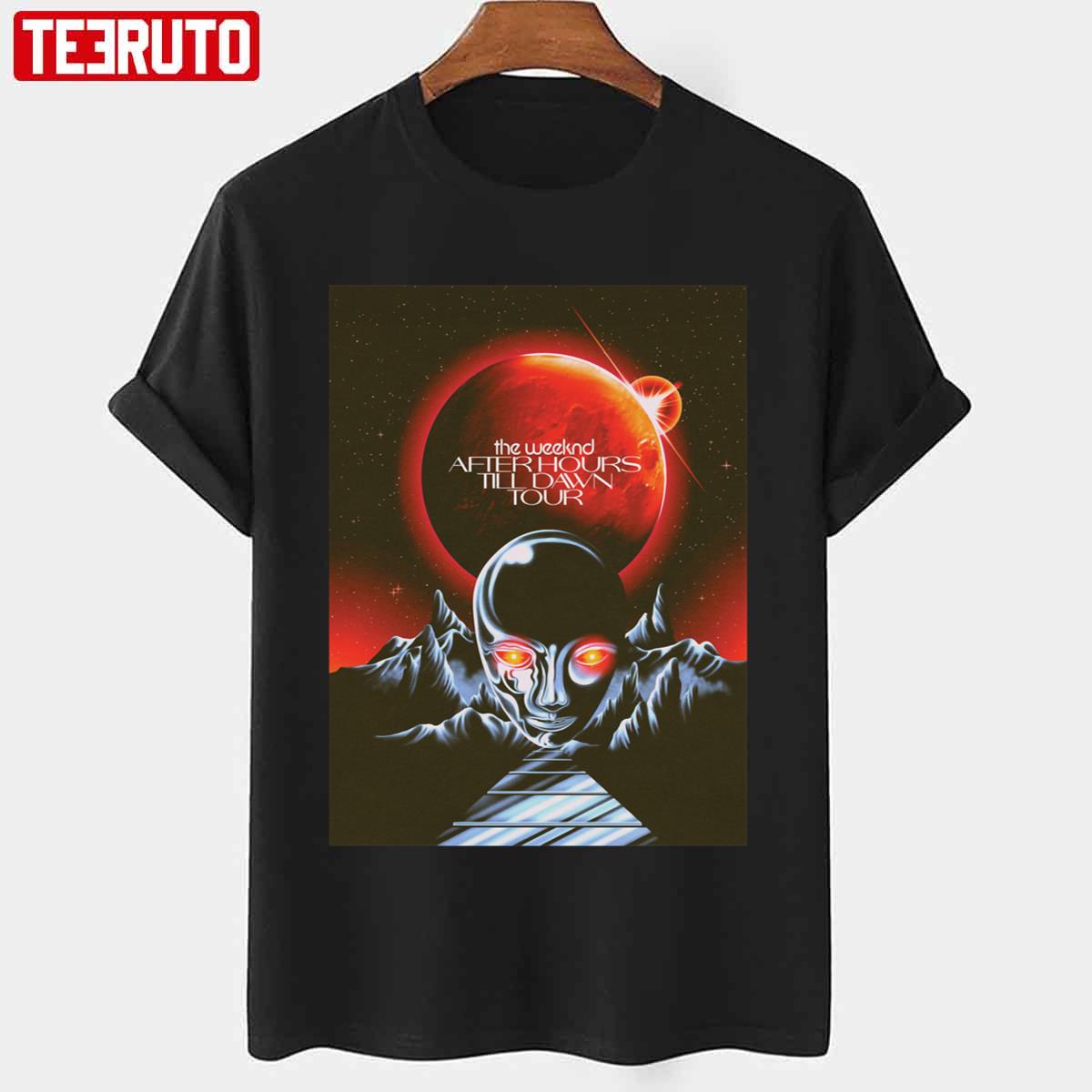 The Weeknd After Hours Til Dawn Tour 2022 Two Sided Graphic Unisex