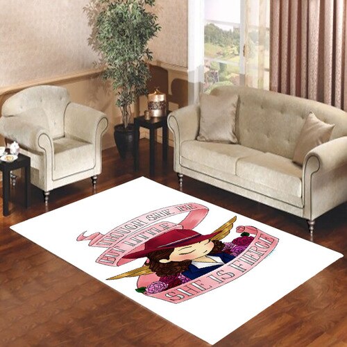 Agent Peggy Carter Captain America Says Dont Understimate Us Living room carpet rugs