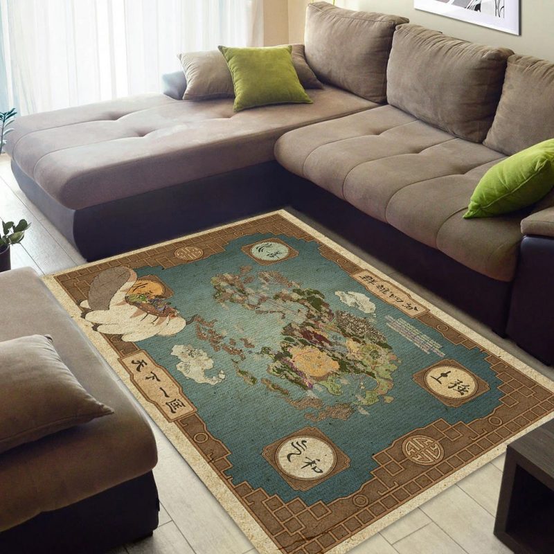 Airbender Map Area Limited Edition Rug Carpet