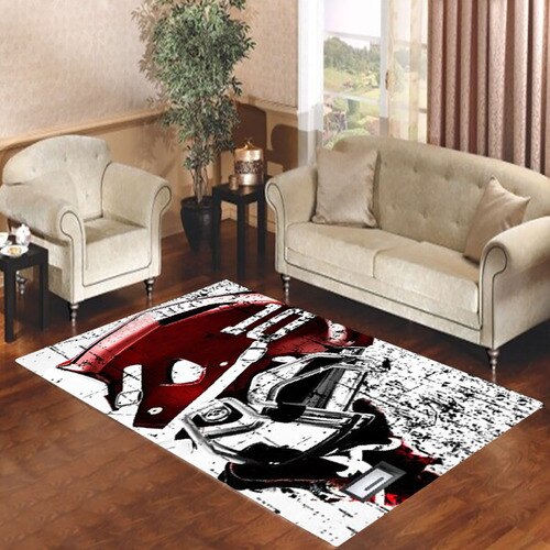 Alabama Crimson 3 Living room carpet rugs