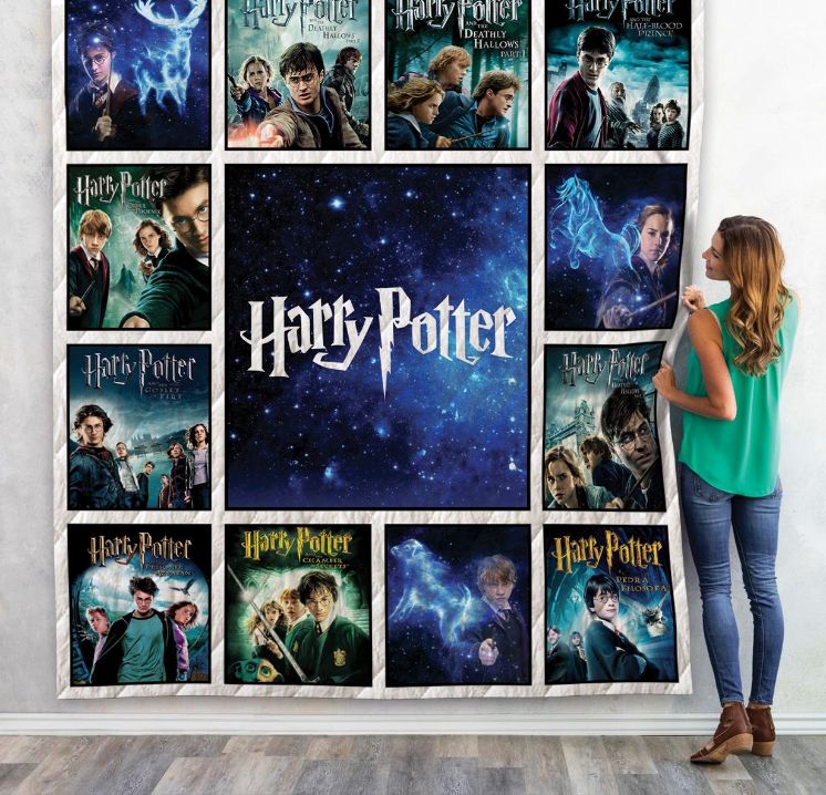 All The Seasons Harry Potter Movies Quilt Blanket Teeruto