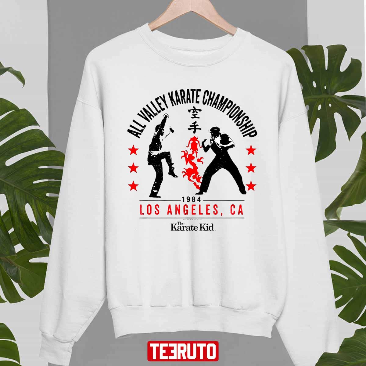 All Valley Karate Championship Cobra Kai 2 LA CA 1984 Unisex Sweatshirt