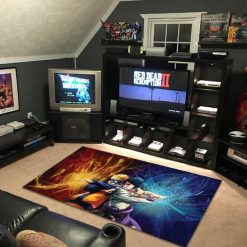 Anime Manga Popular Game Washable Office Housewarming Nonlip Printed Rug