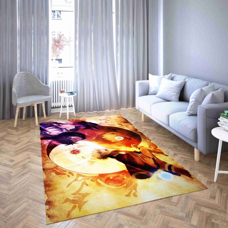 Anime Naruto Living Room Rug Carpet
