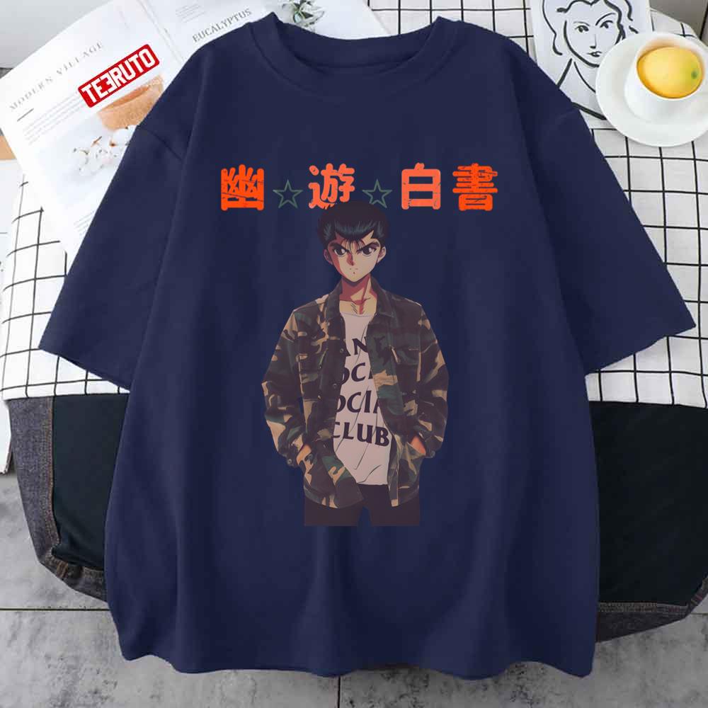 Anti Social Social Club Yuyu Hakusho Anime Unisex T-shirt - Teeruto