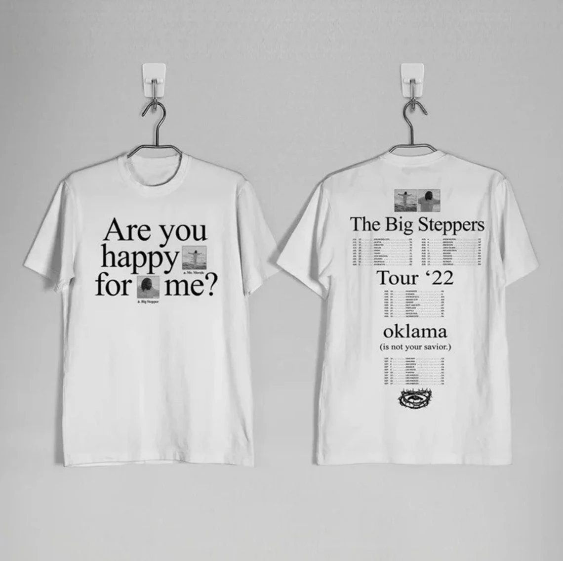 Are You Happy For Me The Big Steppers Tour Okalama 2022 Kendrick Lamar Tour Unisex Double Sides T-Shirt