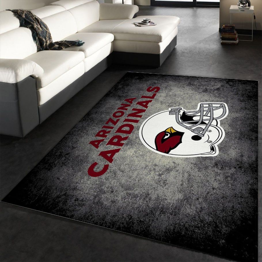 Arizona Cardinals Imperial Distressed Rug NFL Team Logos Area Rug, Living room and bedroom Rug, US Gift Decor