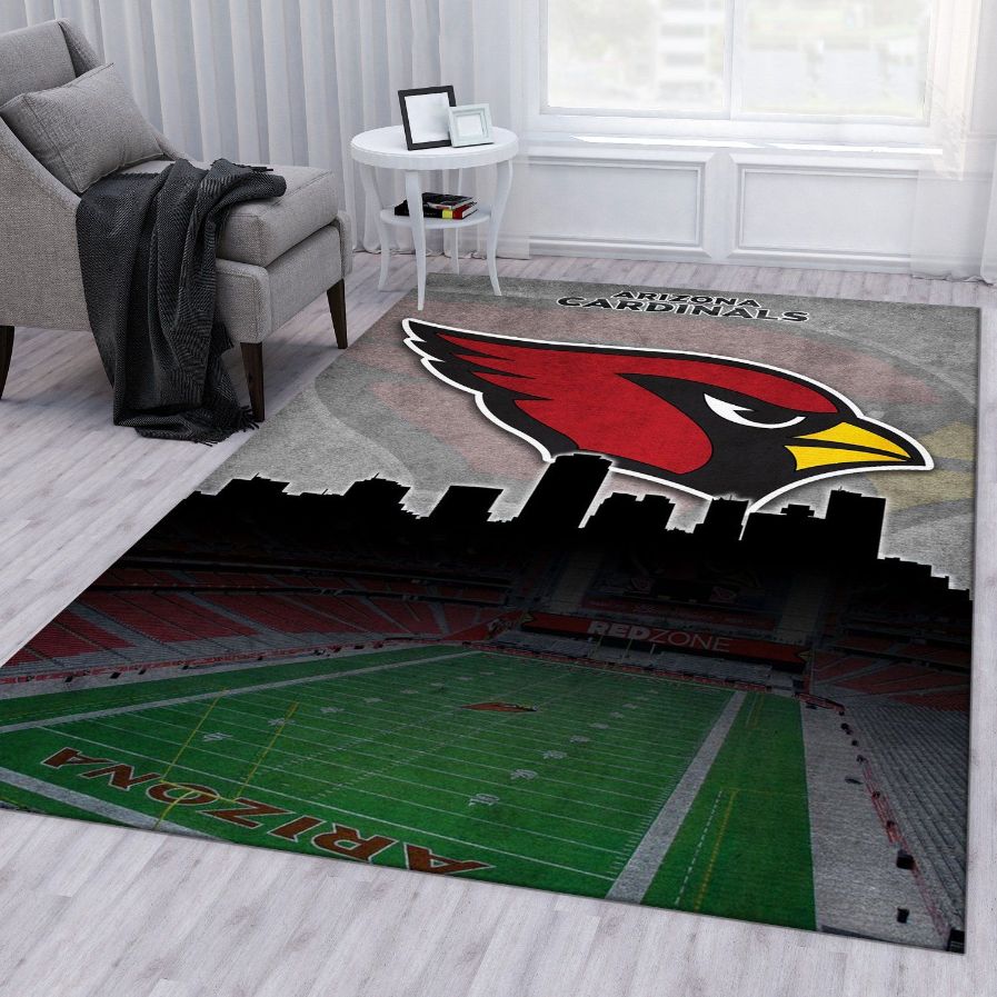 Arizona Cardinals NFL Area Rug Living Room Rug US Gift Decor