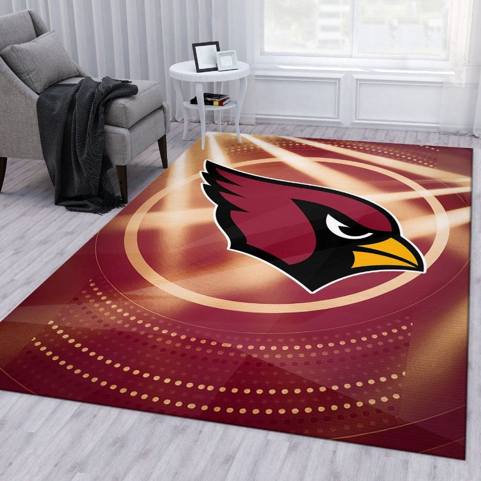 Arizona Cardinals NFL Rug Living Room Rug Family Gift US Decor