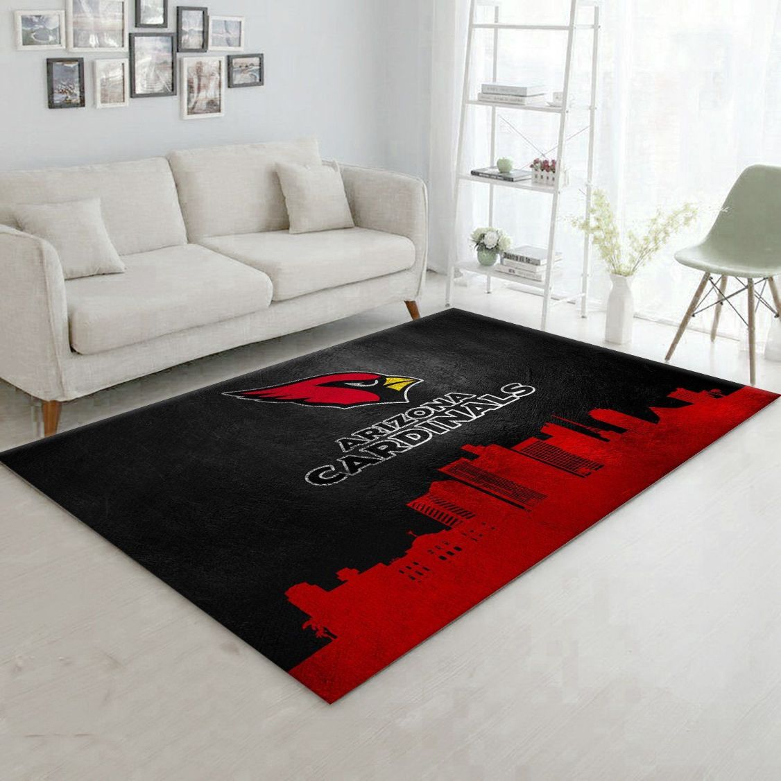 Arizona Cardinals Skyline NFL Team Logos Area Rug, Living Room And Bedroom  Rug, Indoor Outdoor Rugs - Bring Your Ideas, Thoughts And Imaginations Into  Reality Today