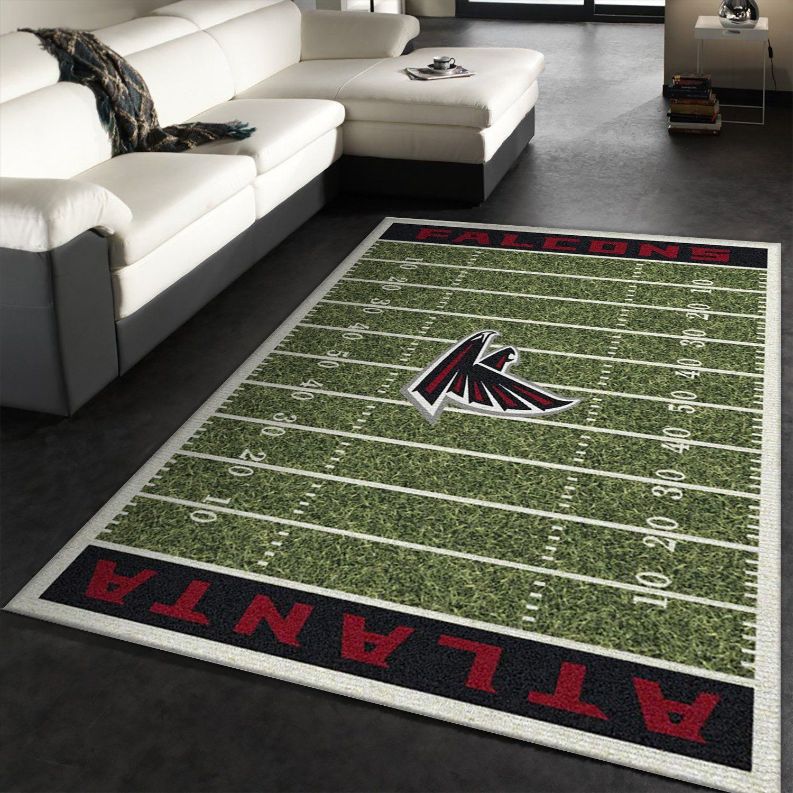 Atlanta Falcons Imperial Homefield Rug NFL Team Logos Area Rug, Bedroom, Home US Decor