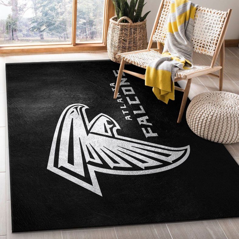 Atlanta Falcons NFL Team Logos Area Rug, Kitchen Rug, US Gift Decor