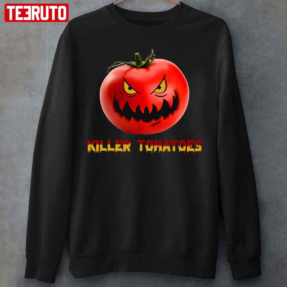 Attack Of The Killer Tomatoes Horror Film Happy Halloween Unisex Sweatshirt
