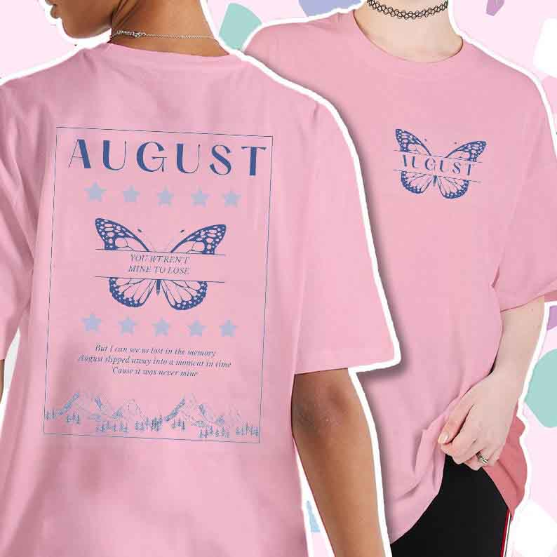 August Butterfly You Weren’t Mine To Lose TF Taylor Vintage Unisex T-Shirt