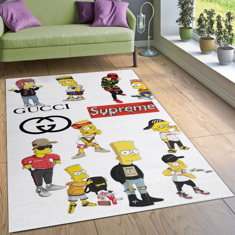 Supreme New Fashion Area Rug Carpet Living Room Rug Us Gift Decor