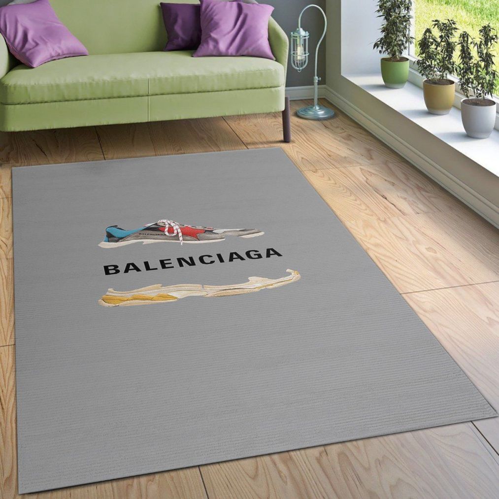 Balenciaga Rugs Bedroom Rug Family Gift US Decor