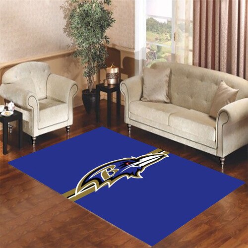 baltimore ravens eagle logos Living room carpet rugs