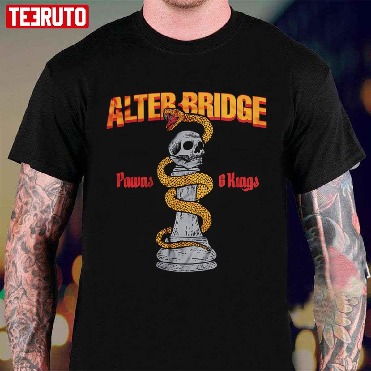 Alter Bridge North America Tour 2023 Merch Pawns and Kings Tour 2023 Shirt  Pawns and Kings