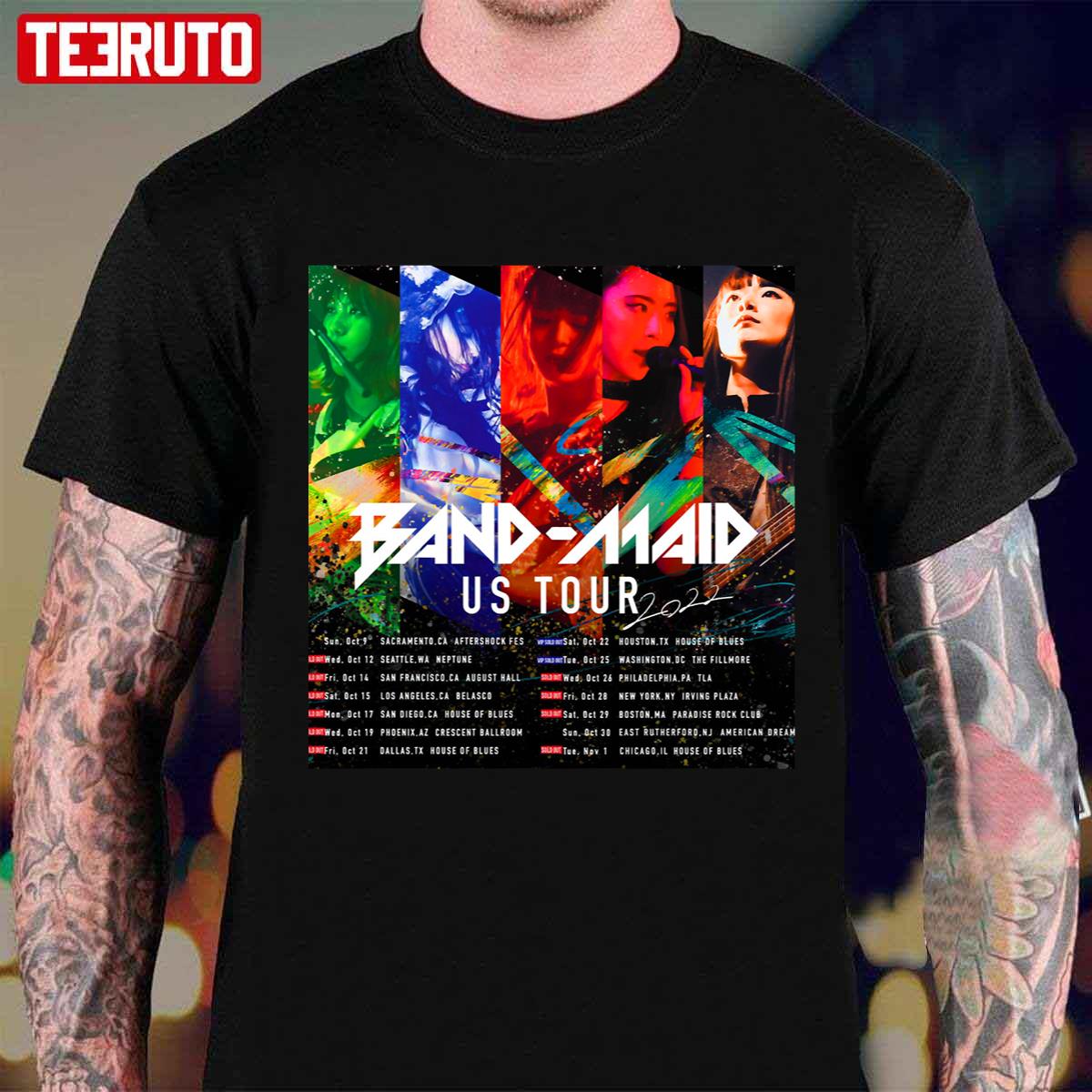 Band Maid US Tour Dates Unisex Sweatshirt