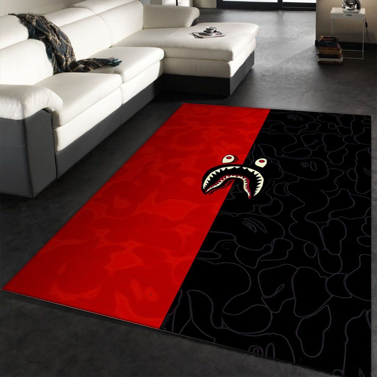 Bape Rug Fashion Brand Rug Christmas Gift US Decor