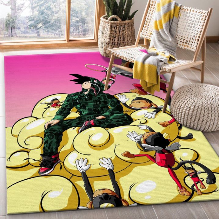 Bape Rugs Living Room Rug Christmas Gift US Decor