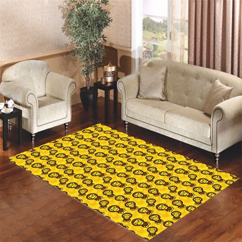 bape yellow Living room carpet rugs