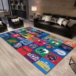 Basketball Fan Basketball Teams Modern Home Decoralon Popular Rug