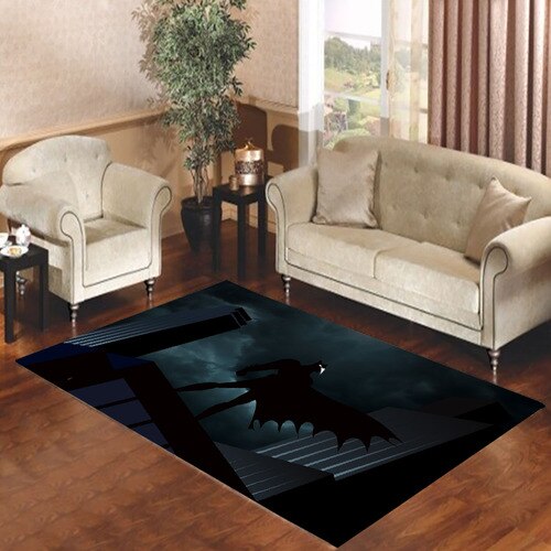 batman tas silhouette Living room carpet rugs