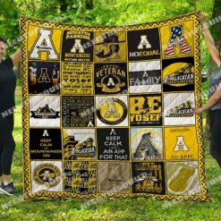 Be Yourself Ncaa Appalachian State Mountaineers Collection Quilt Blanket