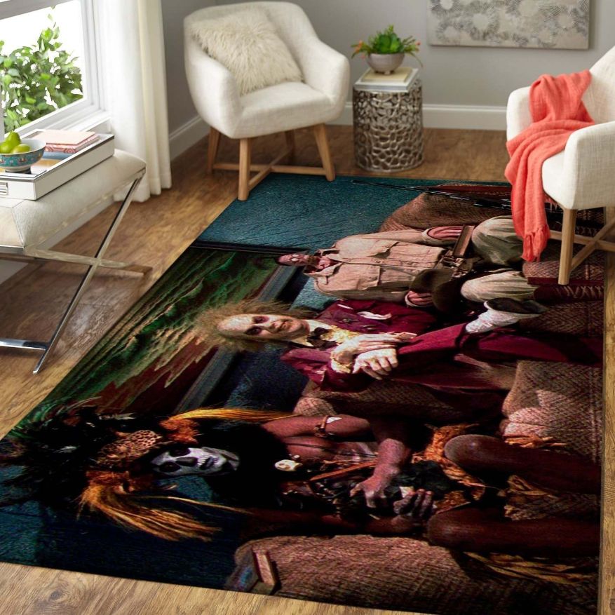 Beetlejuice Area Rug Carpet - Movie Floor Rug Carpet Home Decor
