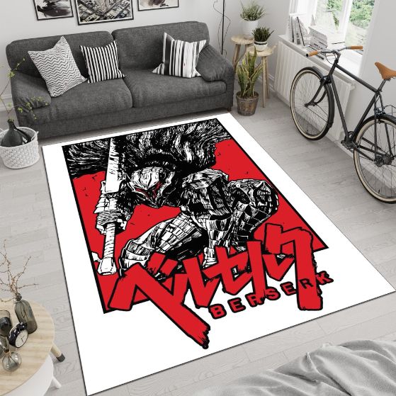 Berserk Decor Guts Anime Figure Manga Japanese Horror Decor Rug