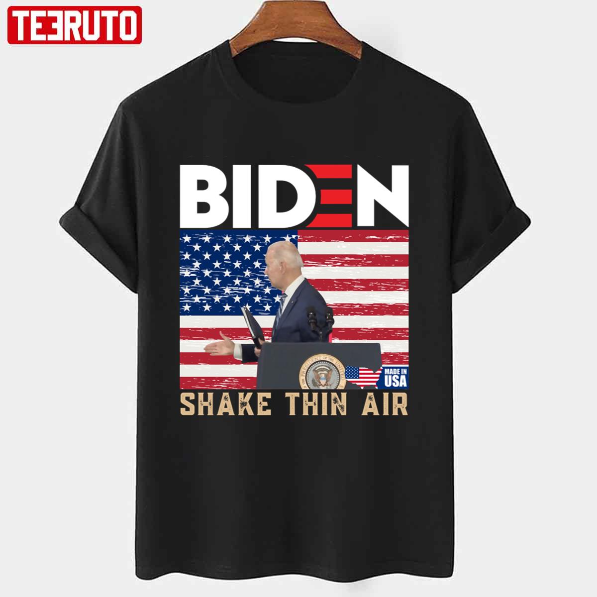 Biden Shakes Air Biden Shake Thin Air Unisex T-shirt