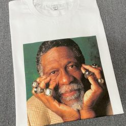 Bill Russell Vintage Basketball Boston Celtics Tee Shirt