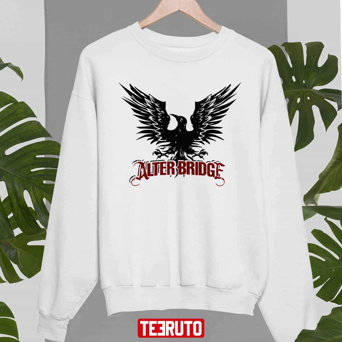 Black Bird Flying Alter Bridge Illustration Unisex Sweatshirt