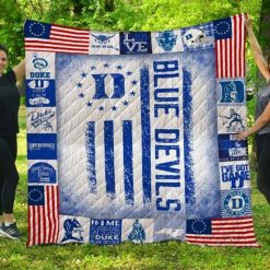 Blue Devils Ncaa Depaul Blue Demons Collection Collected Quilt Blanket
