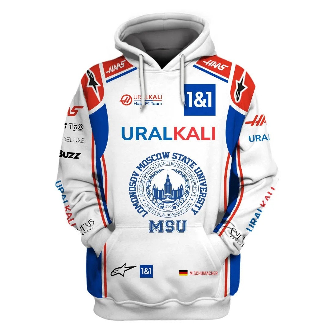 Bomber UralKali 3D Schumacher Driver 3D Racing Logo Brand F1 Style
