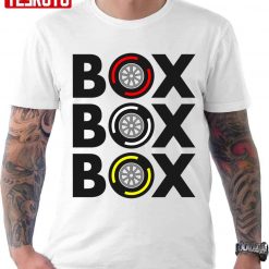Box Box Box F1 Racing Tyre Compound Design Unisex T-Shirt