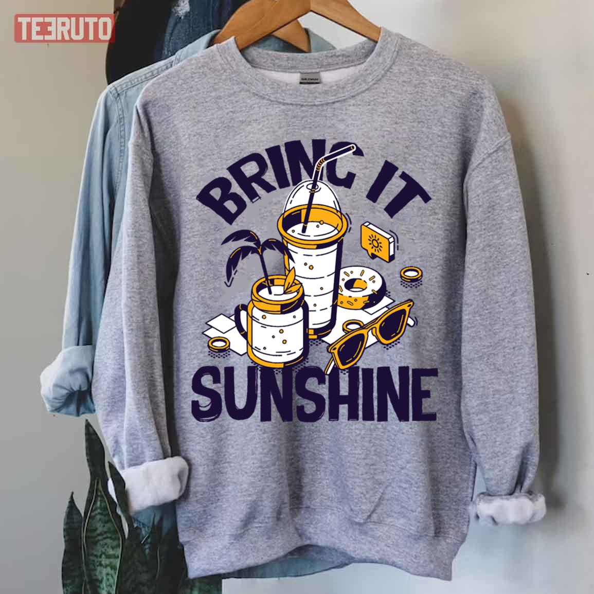 Bring It Sunshine Summer Cute Graphic Unisex T-Shirt