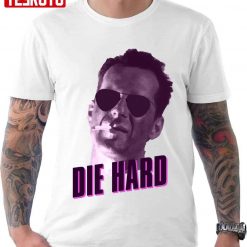 Bruce Willis Die Hard Vintage Retro Graphic Unisex T-shirt
