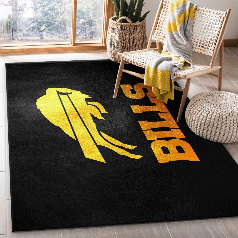Buffalo Bills NFL Area Rug Carpet, Living Room Rug, Home US Decor