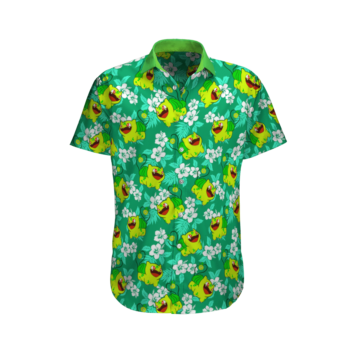 Bulbasaur Tropical Beach Pokemon Hawaiian Shirt