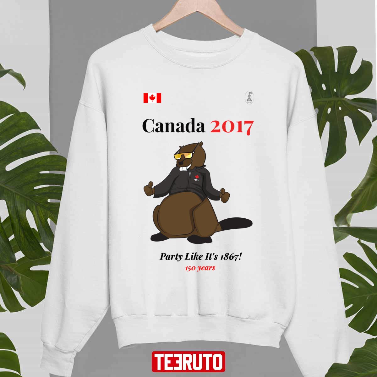 Canada 2017 Party Like It's 1867 Unisex Sweatshirt