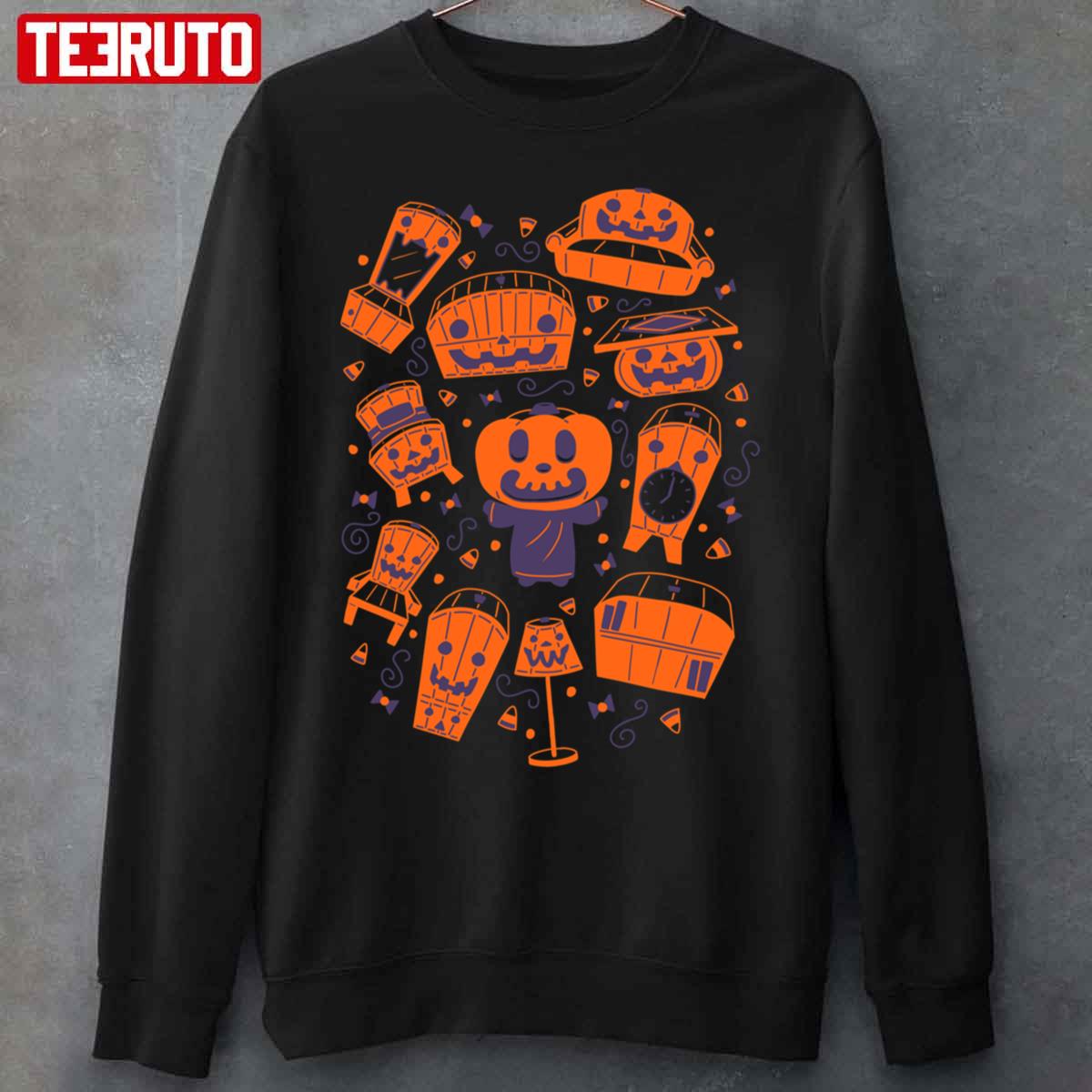 Candy Crossing Halloween Animal Crossing Unisex Sweatshirt