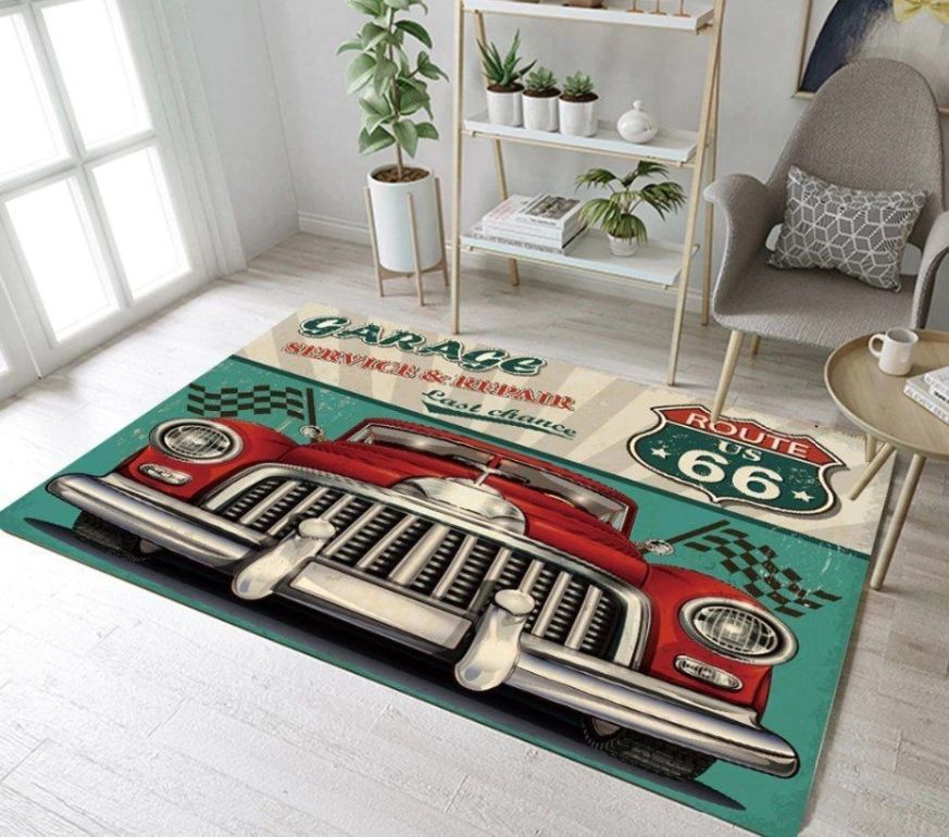 Car Racing Rug Carpet - Teeruto